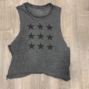 Chaser burnout tank graphic tank